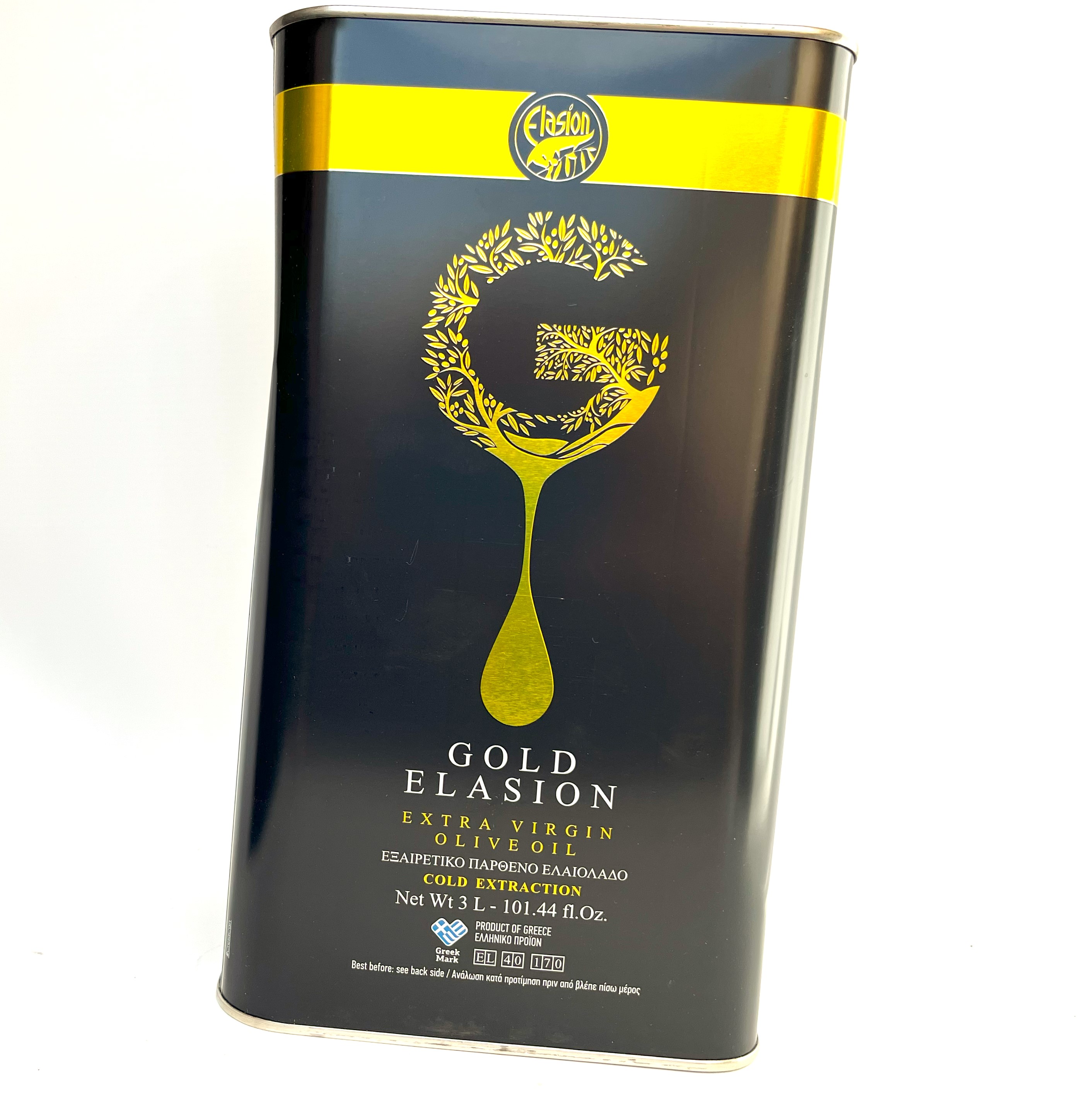 Natives Olivenöl Extra | Gold Elasion Kreta Griechenland | 3 Liter Kanister Natives Olivenöl Extra | Gold Elasion Kreta Griechenland | 3 Liter Kanister