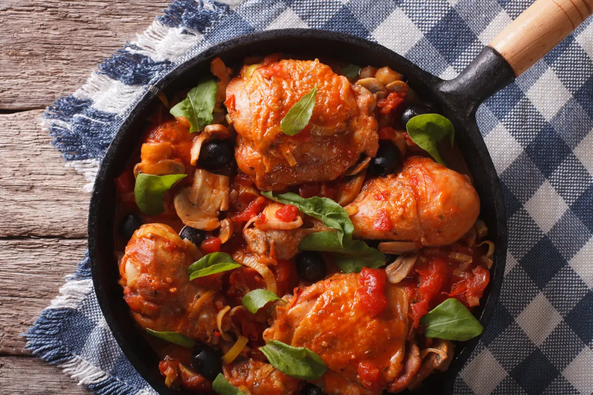 Paprika_Haehnchen_Oliven_Pfanne Paprika_Haehnchen_Oliven_Pfanne