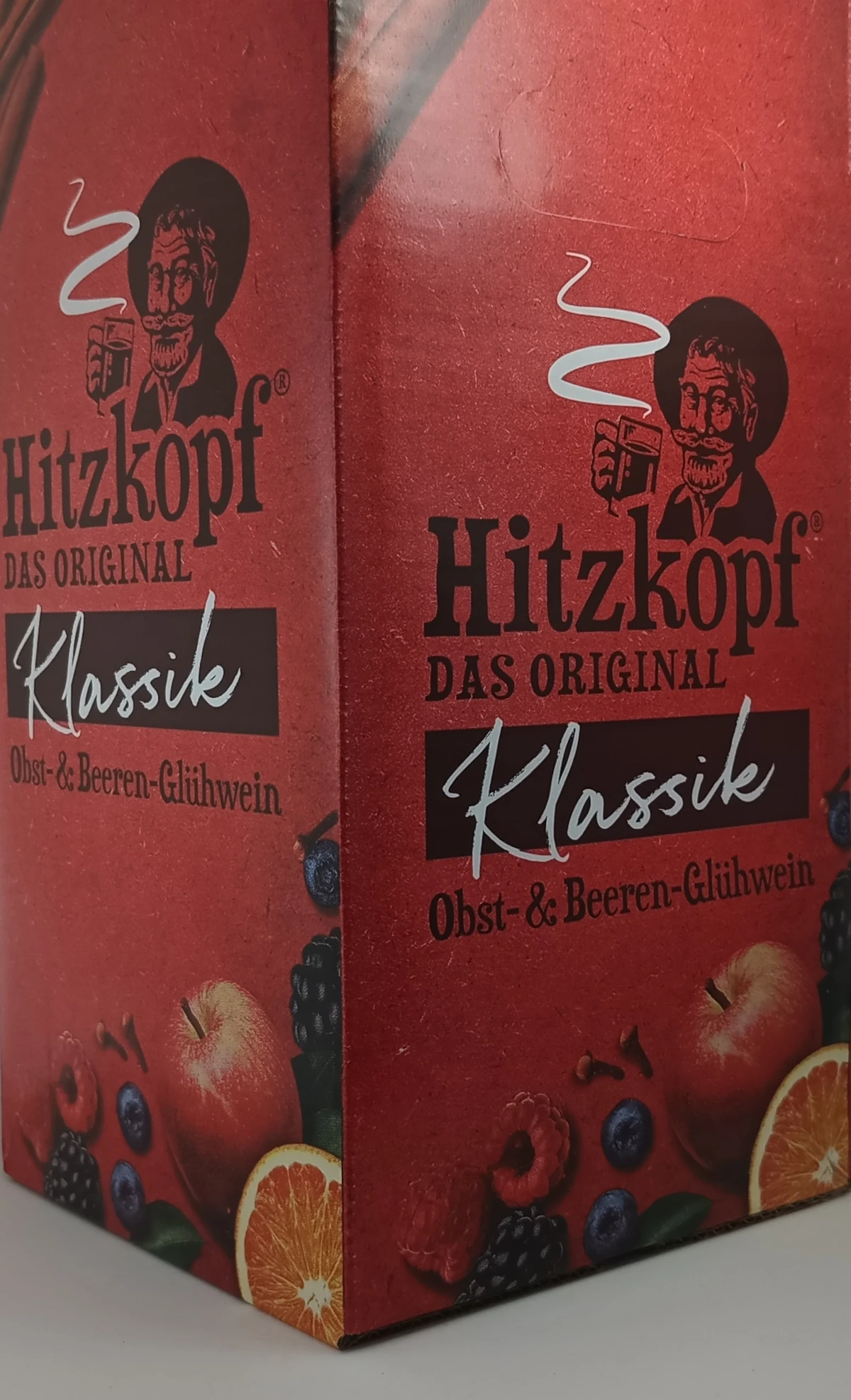 Hitzkopf Obst- & Beeren - Glühwein Klassik | Bayernwald | 9,0 % vol. | 10 Liter Bag-in-Box (BIB)
