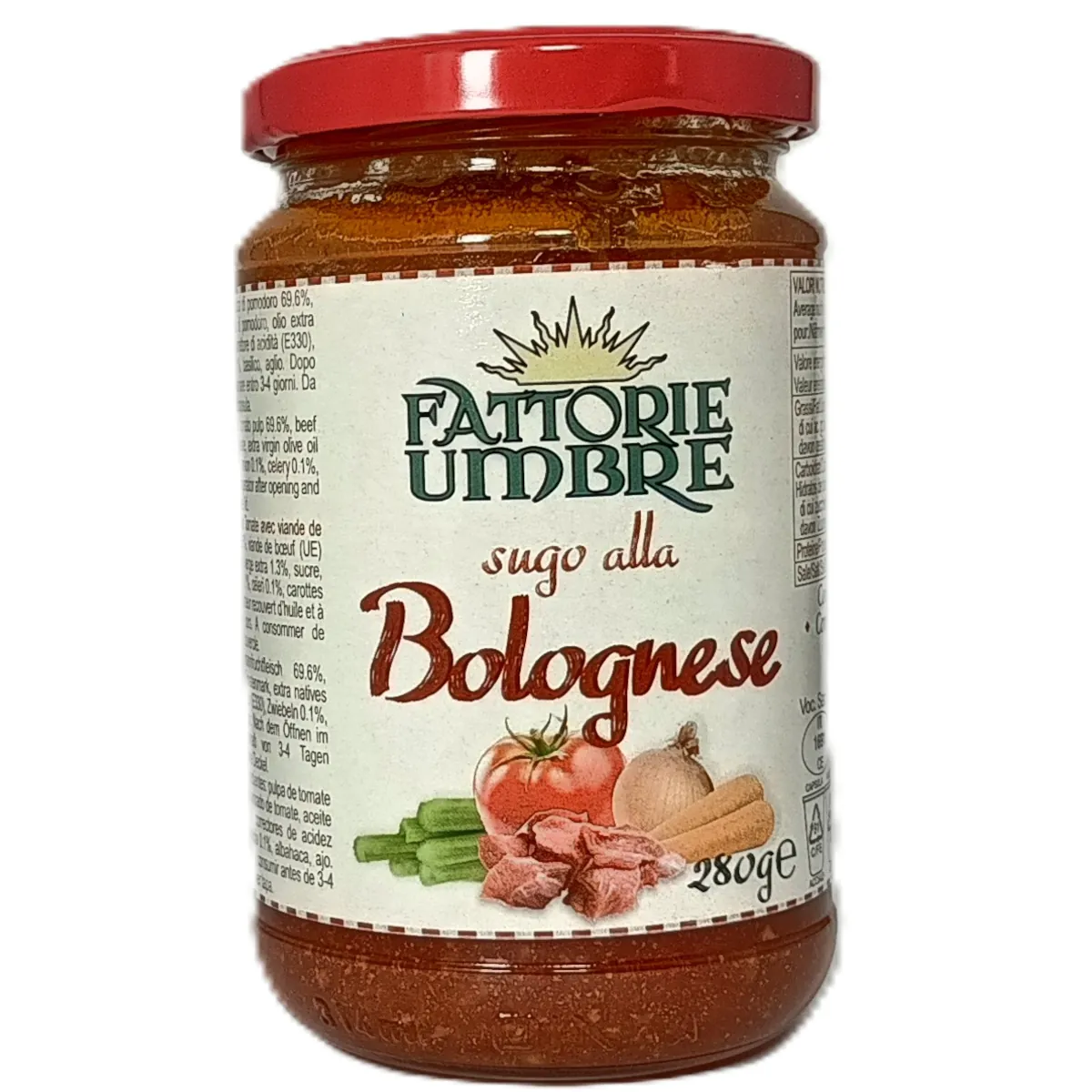 Sugo alla Bolognese | Fattorie Umbre | Hackfleischsauce | 280g Sugo alla Bolognese | Fattorie Umbre | Hackfleischsauce | 280g