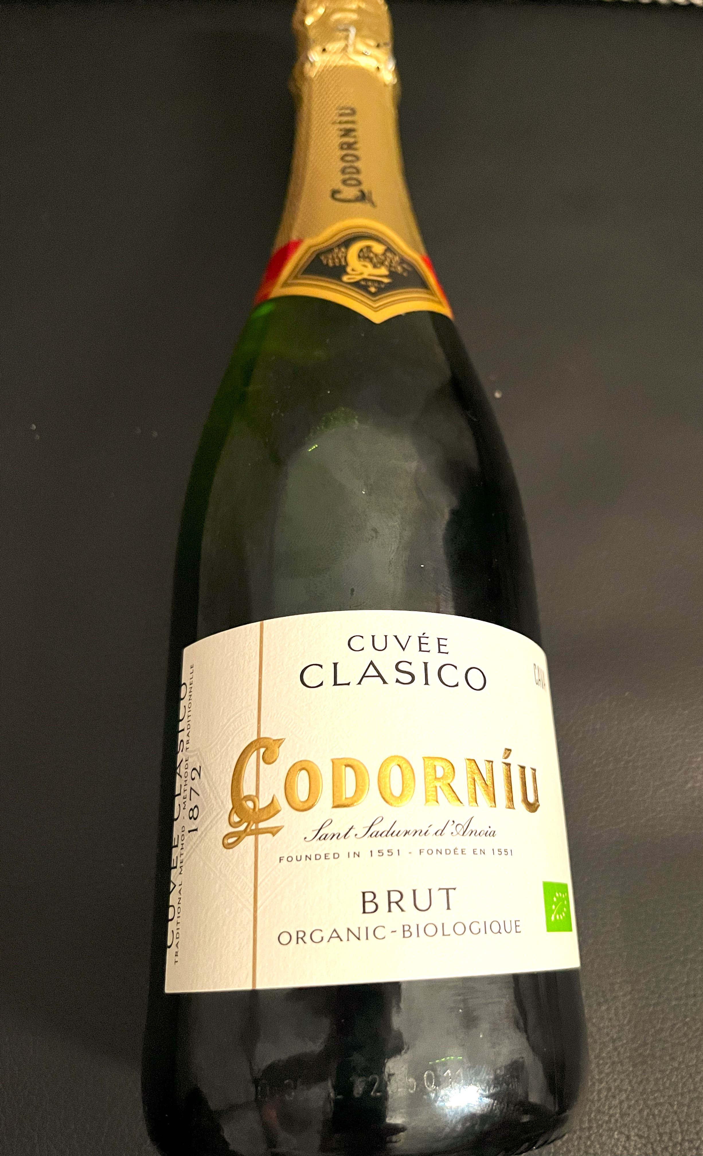 Codorníu Cava 'Cuvée Clásico' Brut | Cava Schaumwein Spanien | 0.75L | 11,5 % vol.