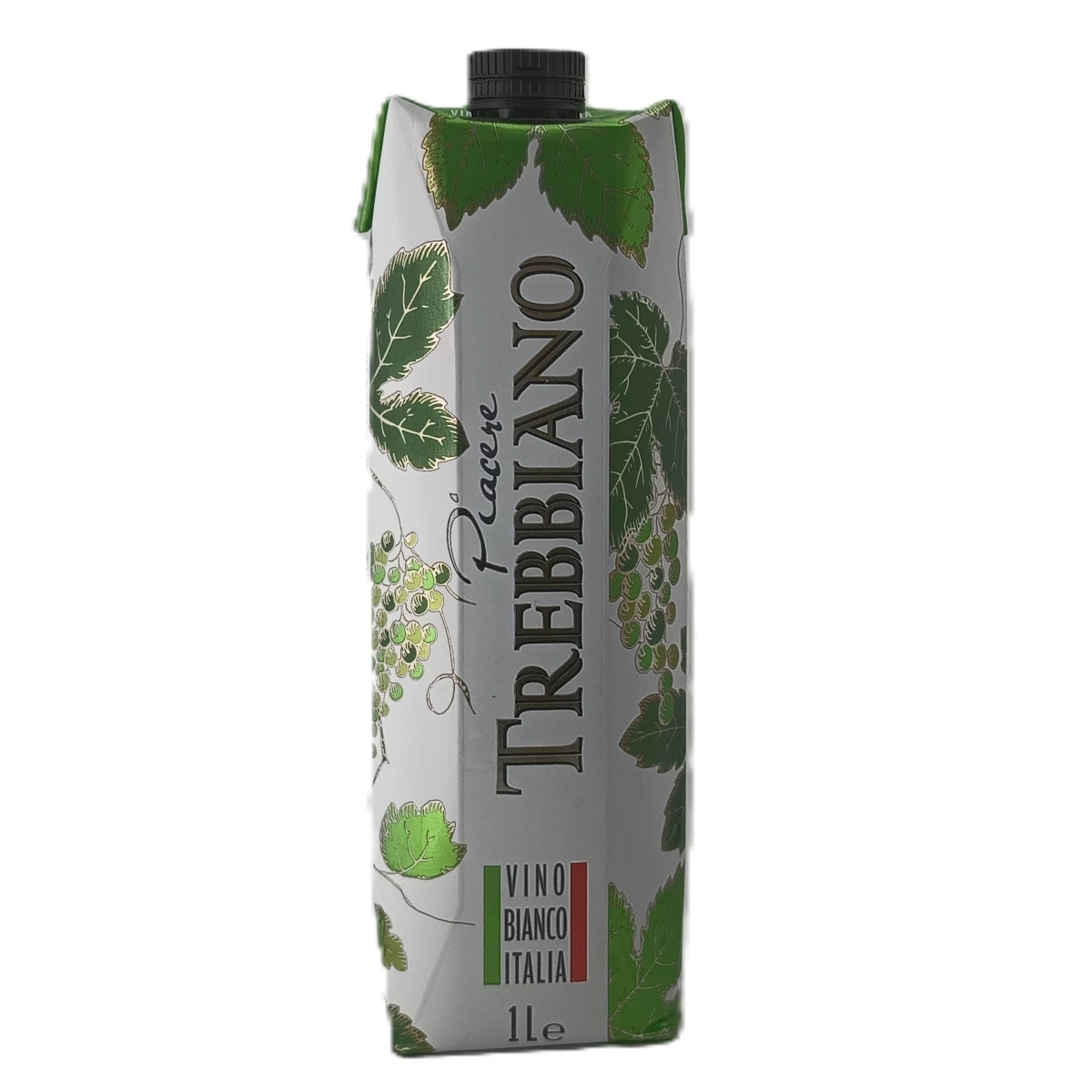 Piacere Trebbiano Vino Bianco | 1 Liter Getränkekarton | 10,5% vol. alc. | 2025