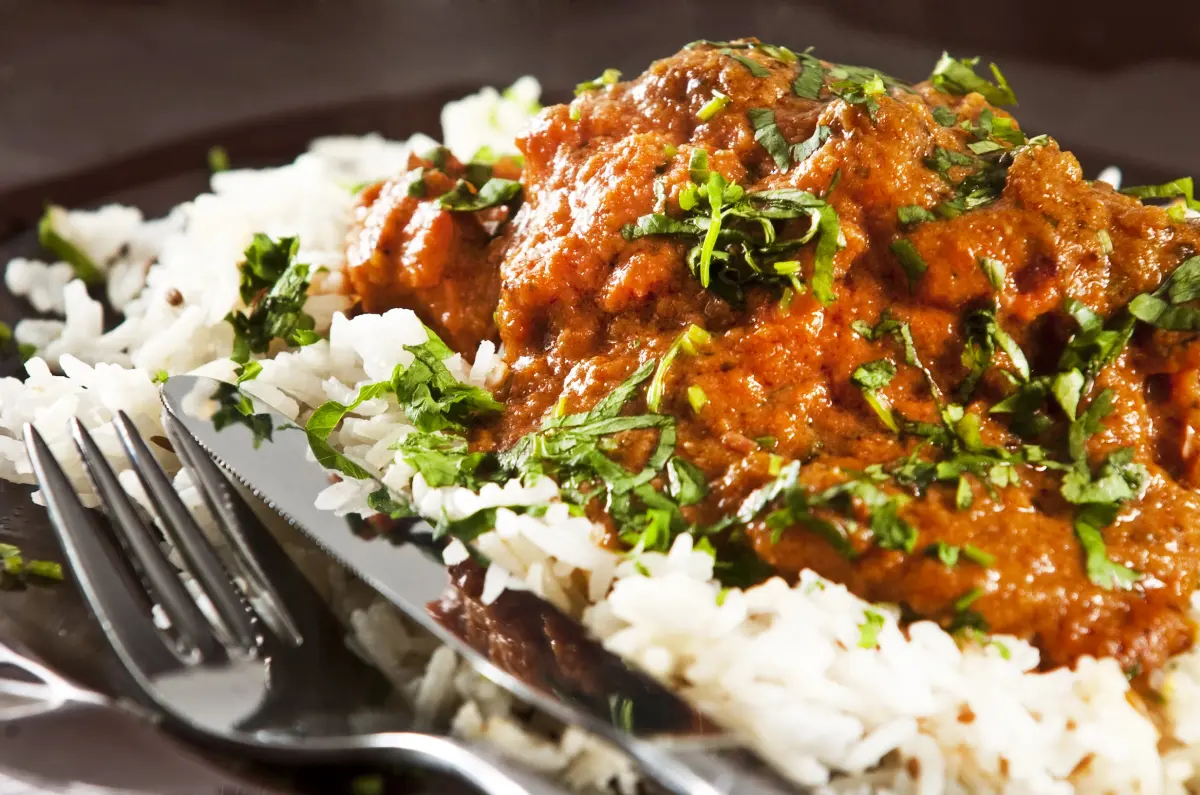 Curry_tikka_masala_reis_koriander Curry_tikka_masala_reis_koriander