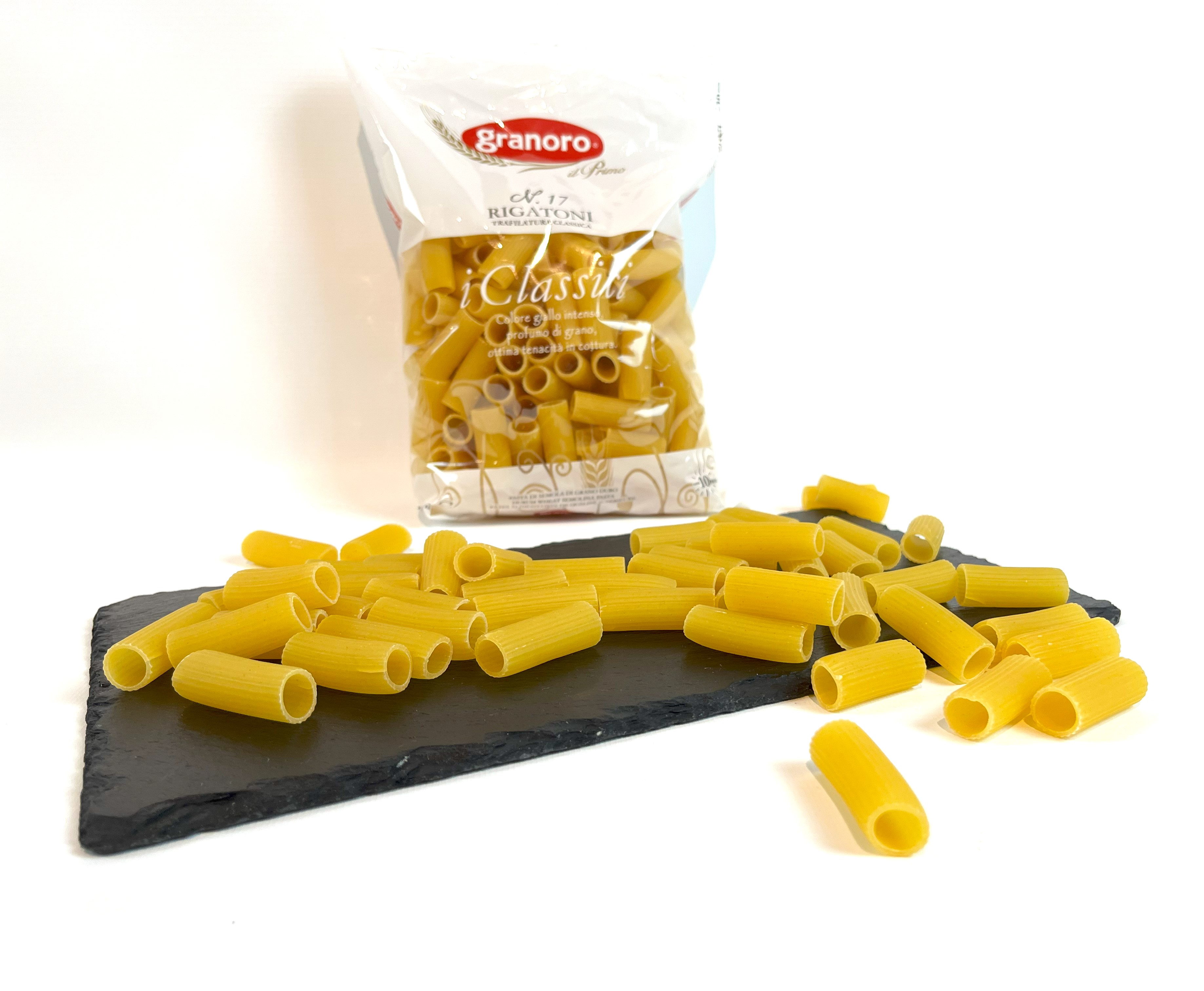 Rigatoni n° 17 | Trafilatura Classica | Granoro di Puglia | 500 g Rigatoni n° 17 | Trafilatura Classica | Granoro di Puglia | 500 g