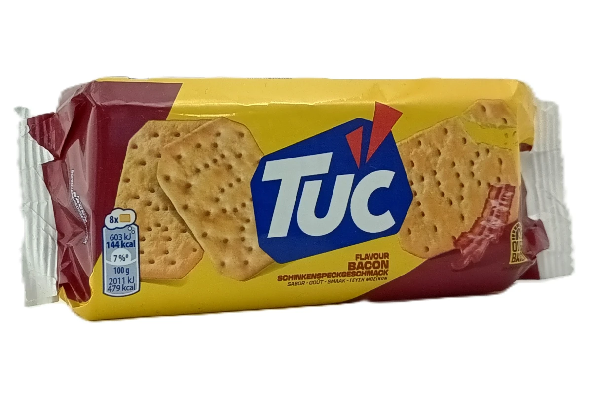 Cracker | TUC | Bacon | Kräcker mit Schinkenspeckgeschmack | 100 g Cracker | TUC | Bacon | Kräcker mit Schinkenspeckgeschmack | 100 g