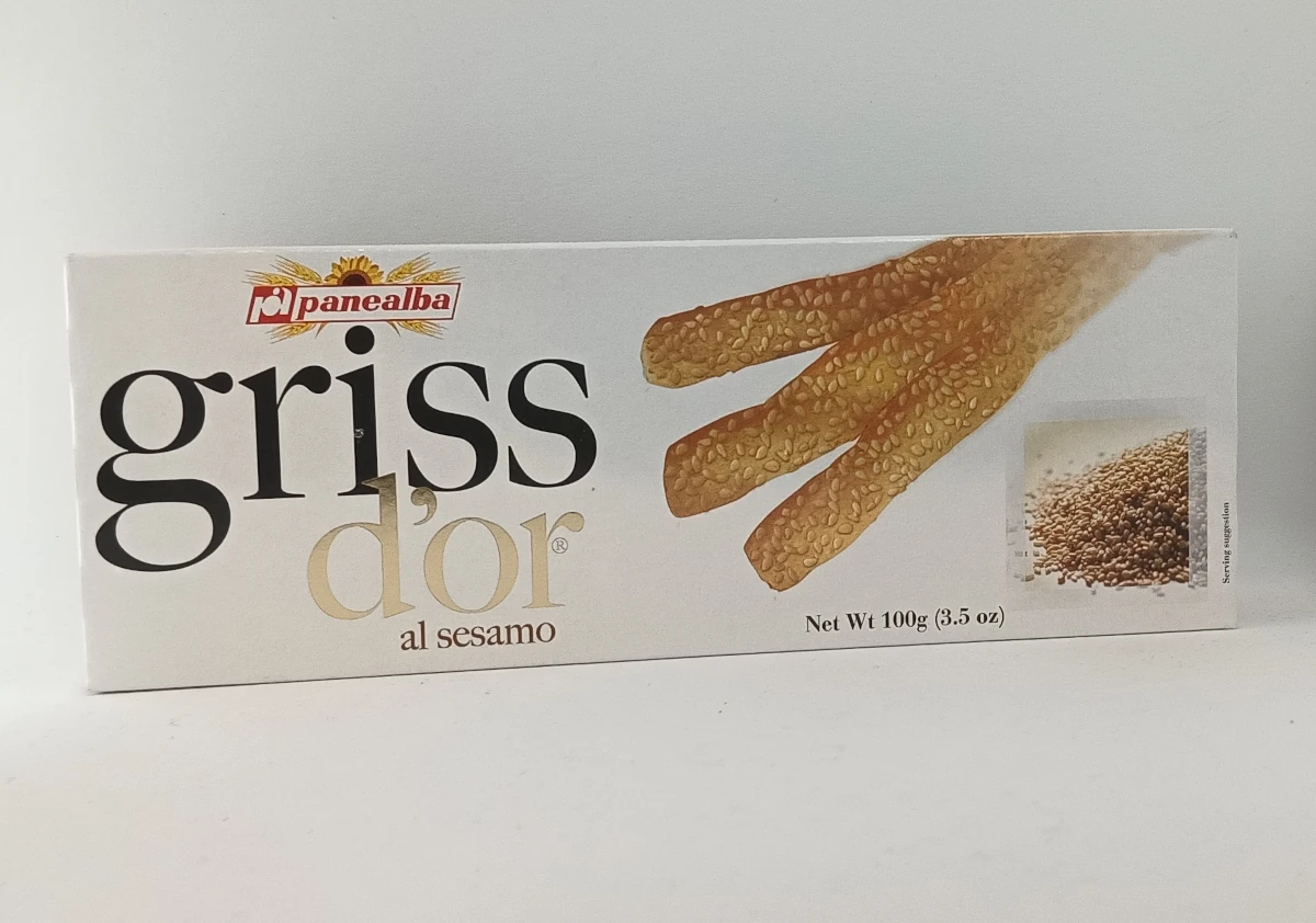 Griss D'OR Grissini | Panelalba | Sesamgeschmack | al sesamo | 100 g