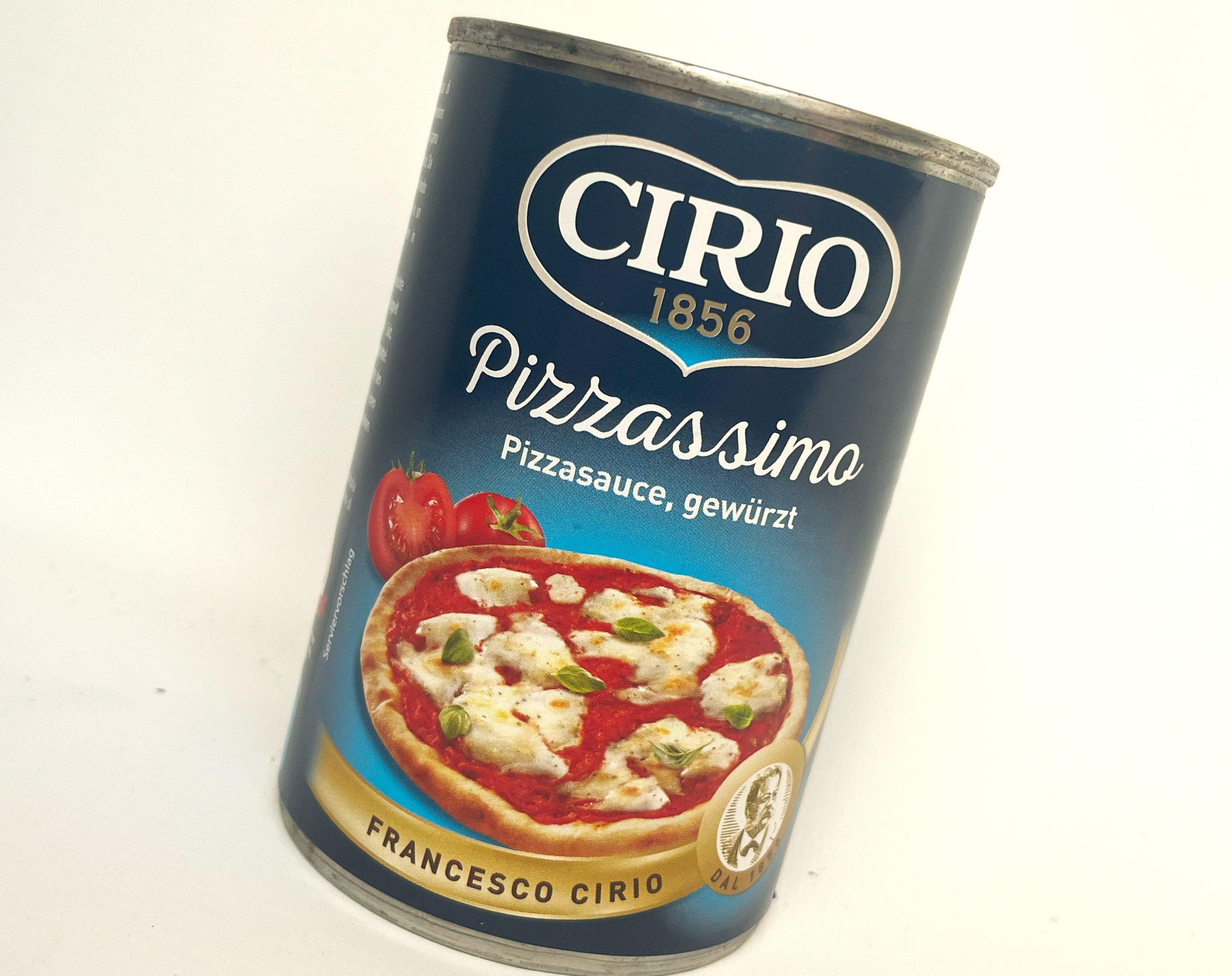 Pizzassimo | Pizzasauce gewürzt | Francesco Cirio | 400g Nettogewicht | Pizza Soße