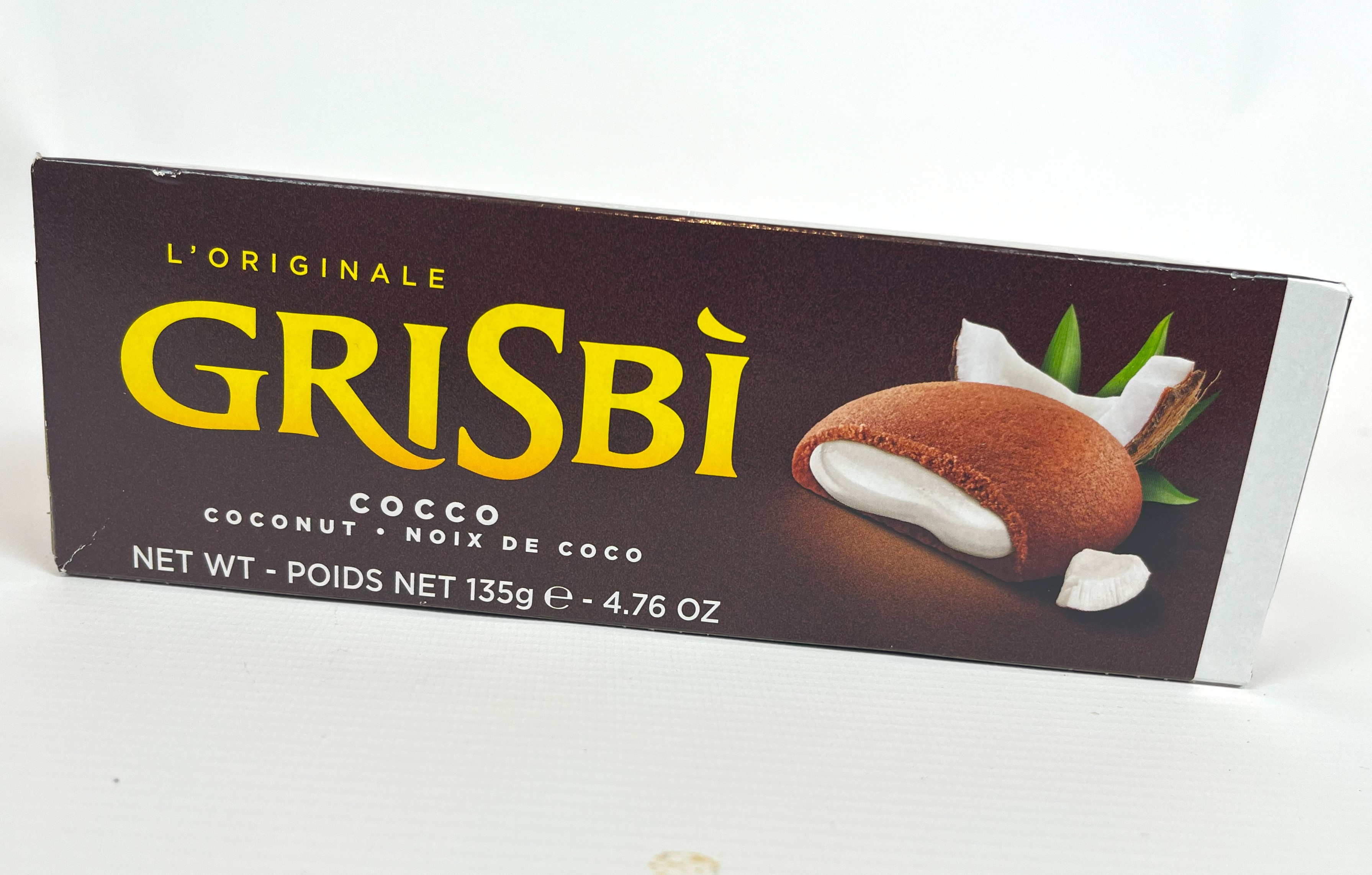 L'Originale Grisbi Coco| Vicenzi | Kekse mit Kokosnussfüllung | Biscuit | 135 g