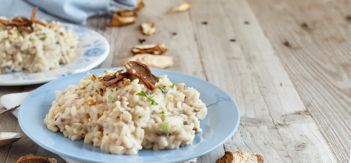 Steinpilz_risotto_blauer_teller Steinpilz_risotto_blauer_teller