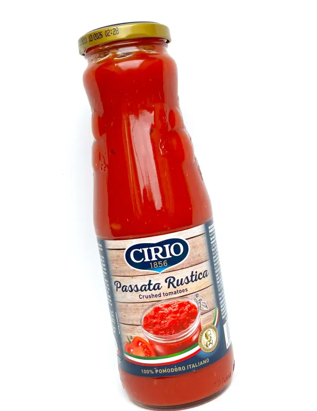 Passata Rustica | 100% Italienische Passierte Tomaten | CIRIO| 680 g Passata Rustica | 100% Italienische Passierte Tomaten | CIRIO| 680 g