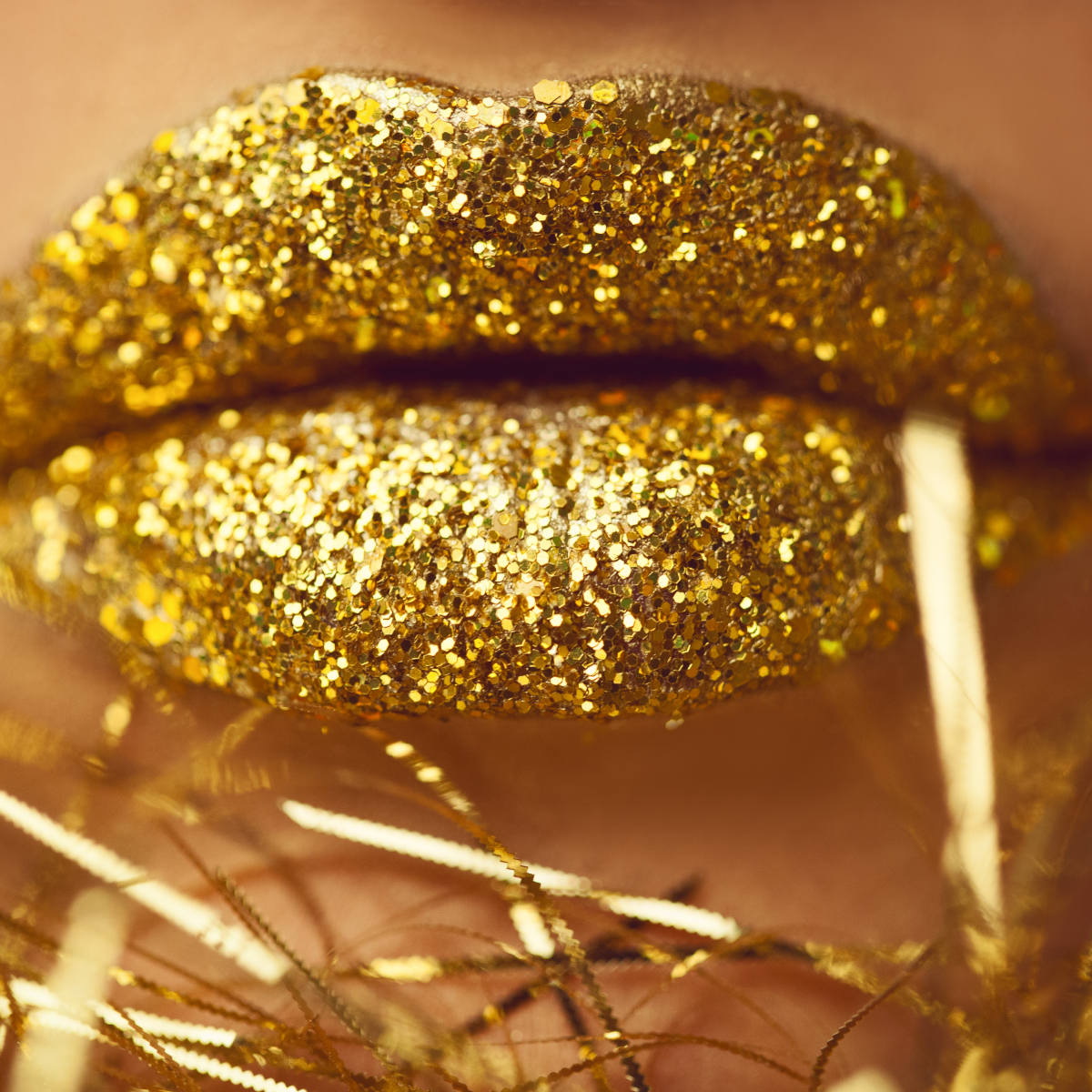 Goldflocken Lippen