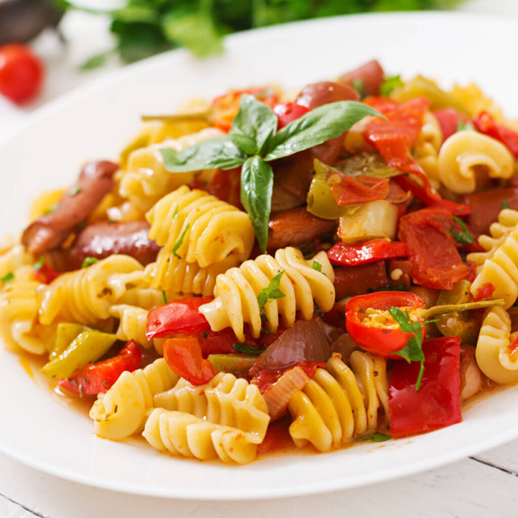 Pasta mit Tomatensauce