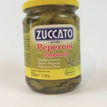 Milde Pfefferschoten im Glas