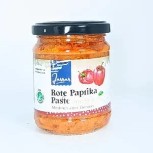 Rote Paprika Paste mit Feta Käse