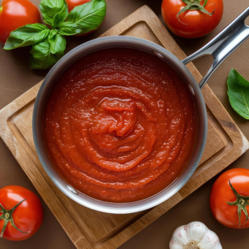Klassische hausgemachte Tomatensauce