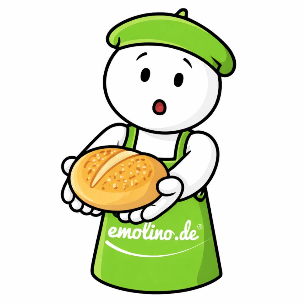 emolino mit einer Semmel