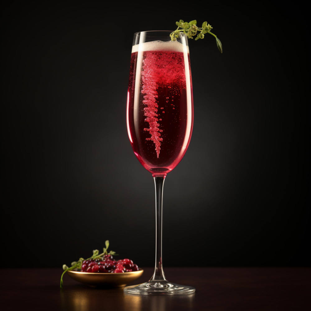Frische Sangria mit Erdbeere auf dem Tisch