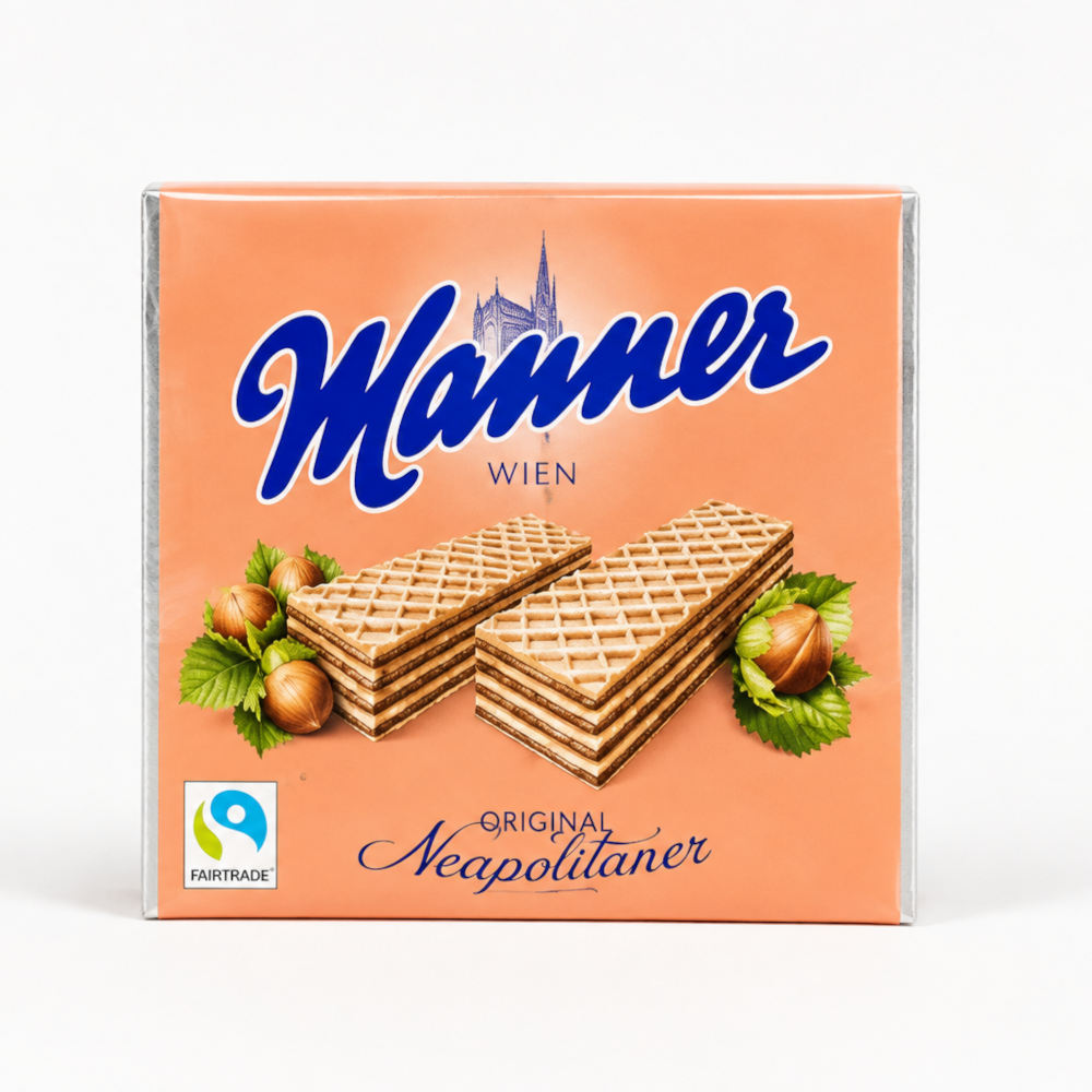 Manner Neapolitaner - 75 g - Haselnuss