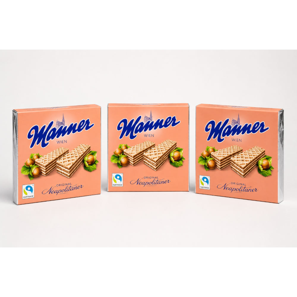 Manner Neapolitaner - 75 g - Haselnuss – Bild 2