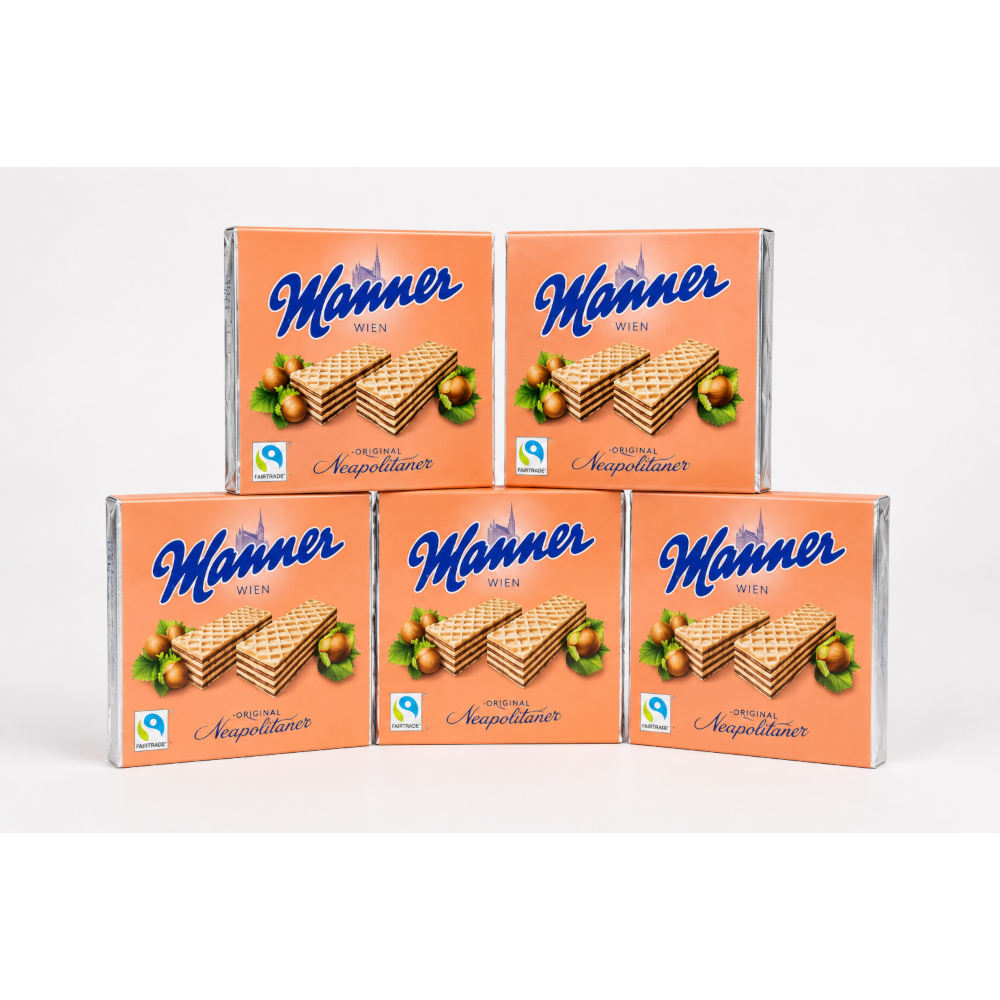 Manner Neapolitaner - 75 g - Haselnuss – Bild 3